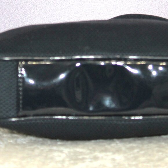 Michael Kors Jet Set East West Camera Crossbody Bag Black Mesh Logo Strap - Picture 6 of 11